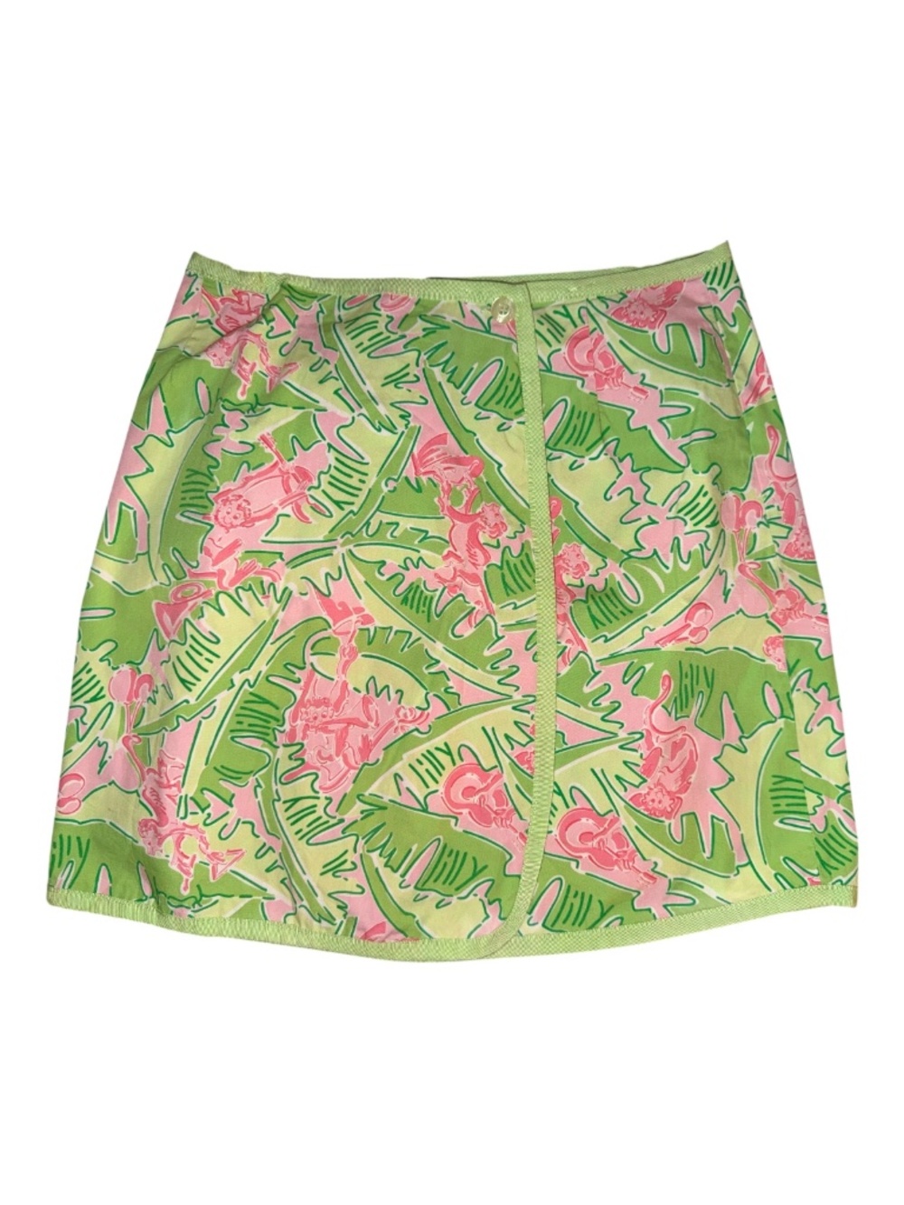 Lilly Pulitzer Musical Monkey Wrap Skirt 10